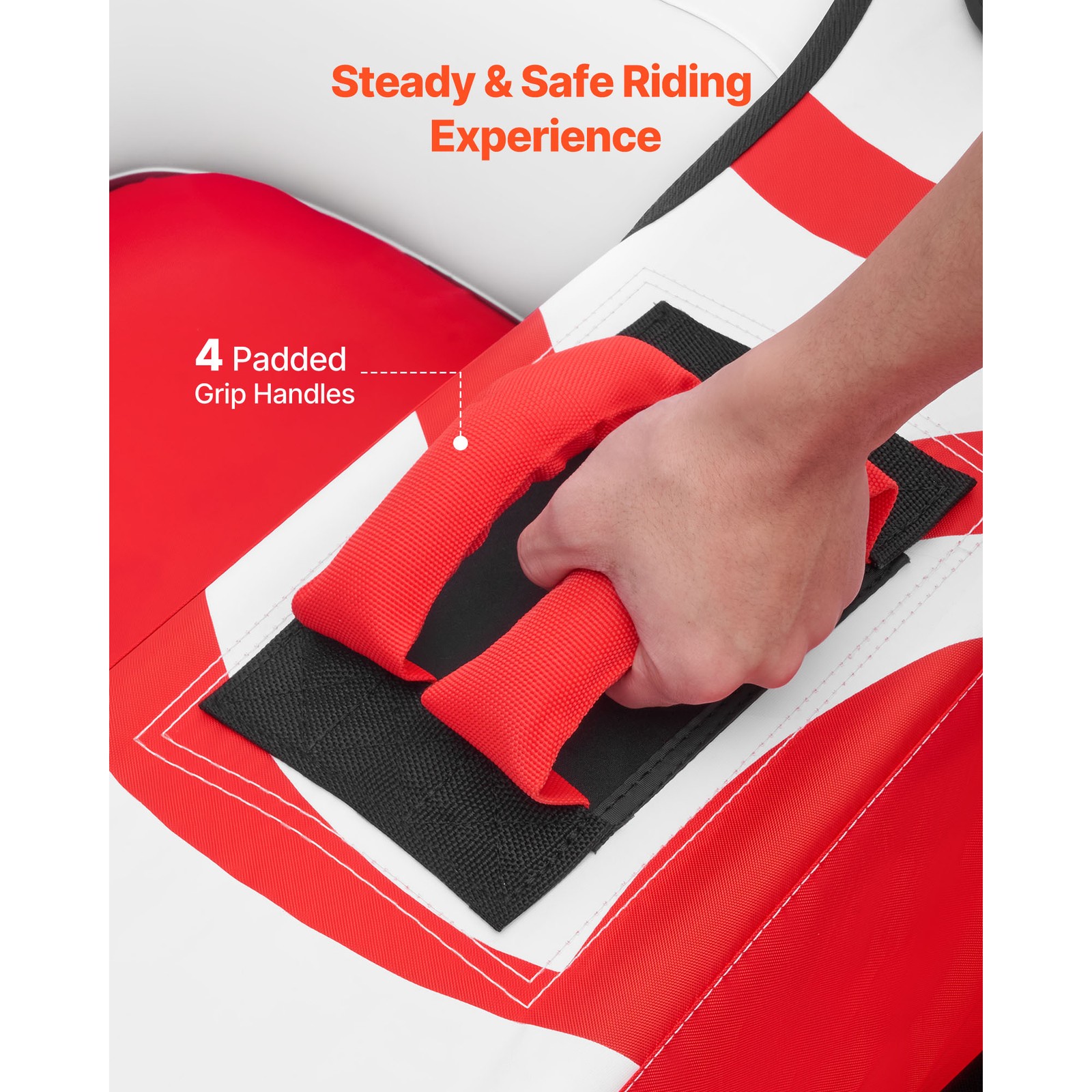 Uimoso Towable Tubes for Boating, 2-Person Inflatable Water Sports Equipment