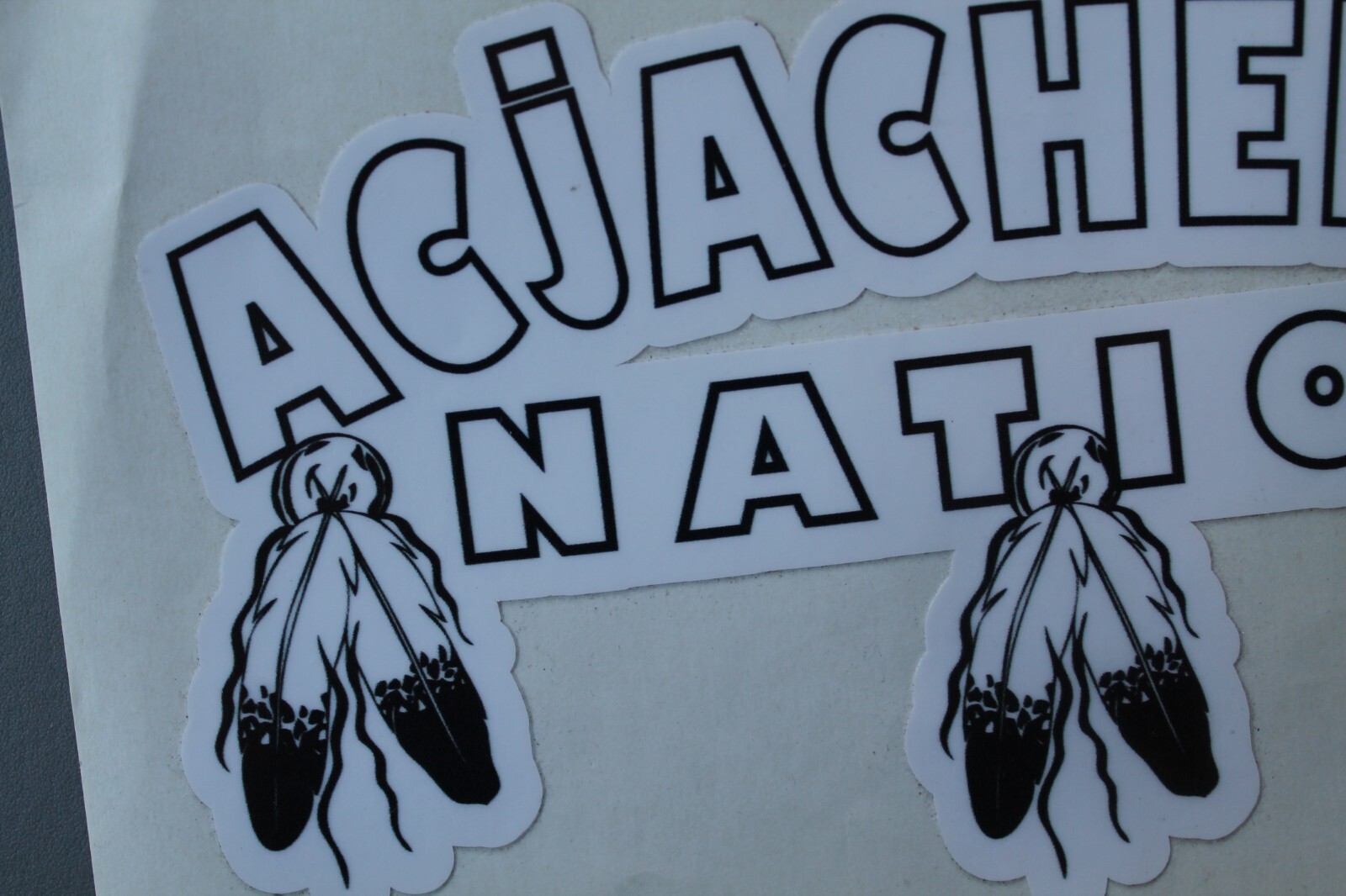 Acjachemen Nation Native American Indian Feather OG V69C Vintage Surfing STICKER