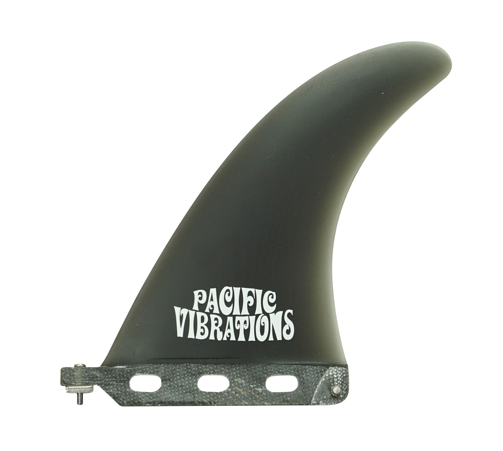 Pacific Vibrations PROGRESSIVE longboard surfboard Fin 7” Center Smoke