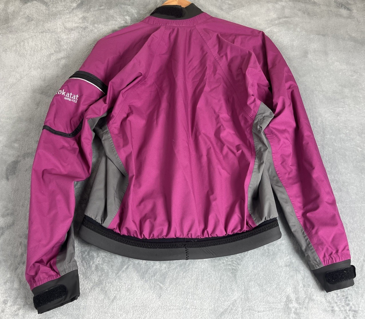 KOKATAT Gore-tex Paclite Sz Women’s M Waterproof Jacket Paddling Kayak Dry Top
