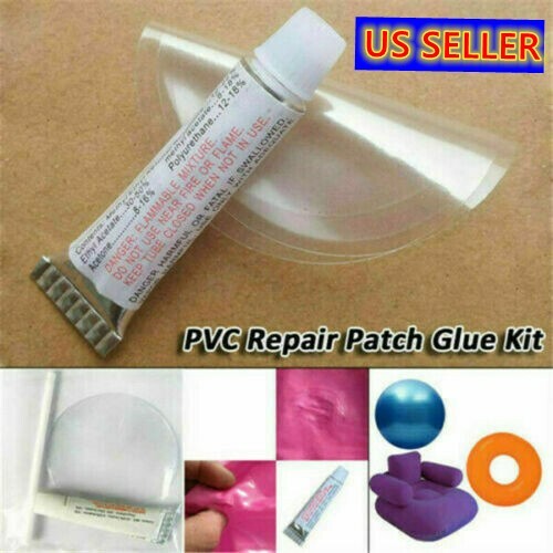 2) set PVC Repair Glue Kit for Inflatable Boat Raft Kayak Air Bed Toys Shoes