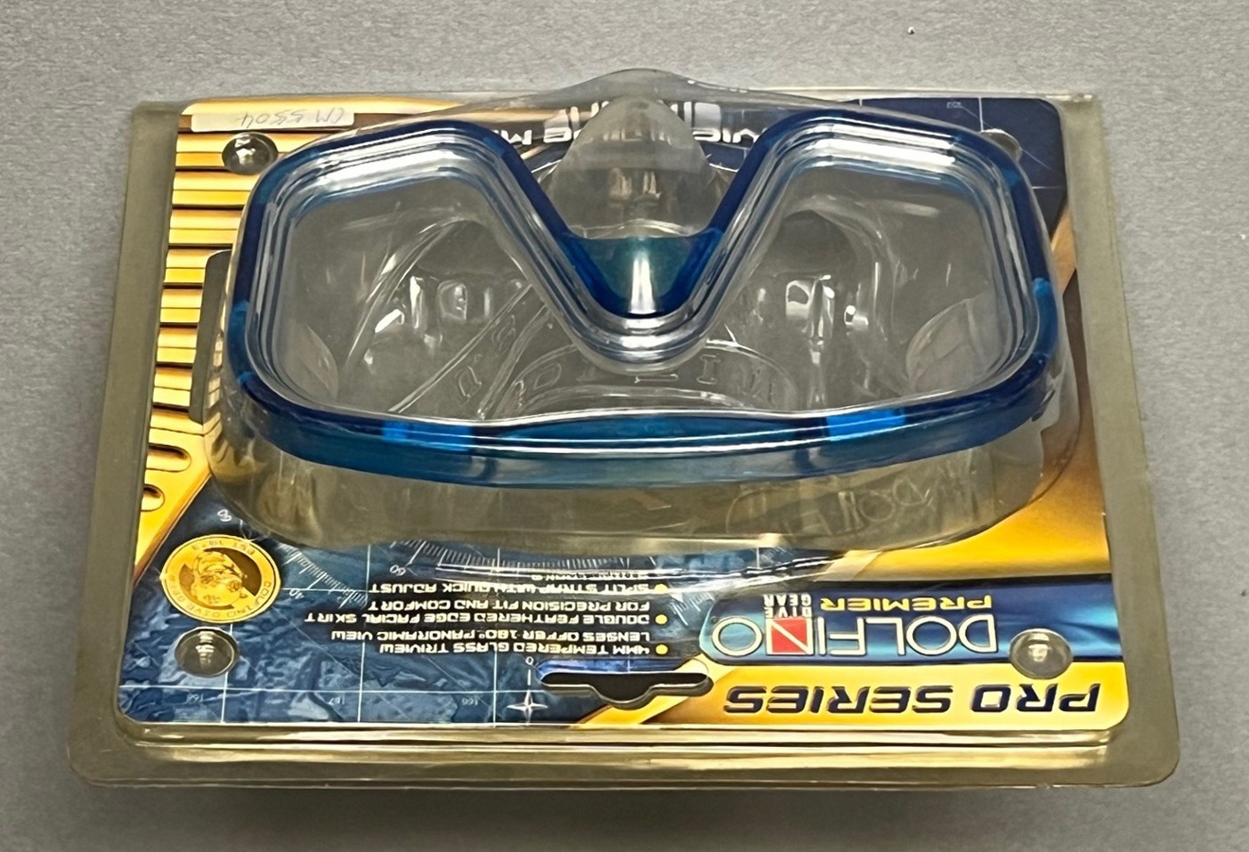 DOLFINO Premier PRO SERIES Youth Dive Mask POLYCARBONATE LENS CM-5504