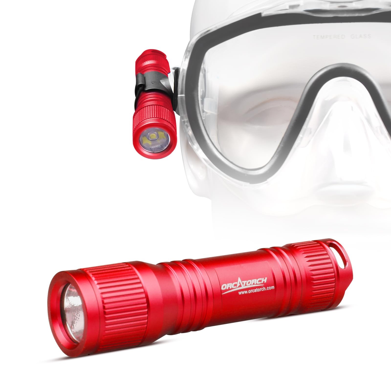 D560 Mini Scuba Dive Light Headlamp 650 Lumen Mask Diving Flashlight with 360…