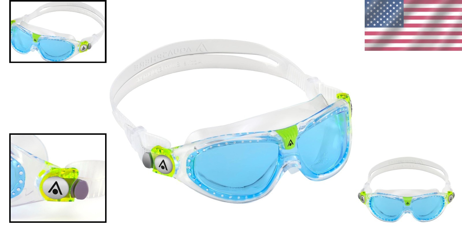 Aqua Lung Seal 2.0 Kids Goggle – Translucent/BlueLens