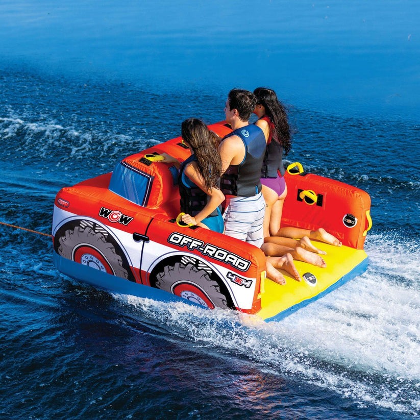 WOW SPORTS Pickup Truck Towable Tube for Boating, 1-3 Person SAMEDAYSHIPP!!!
