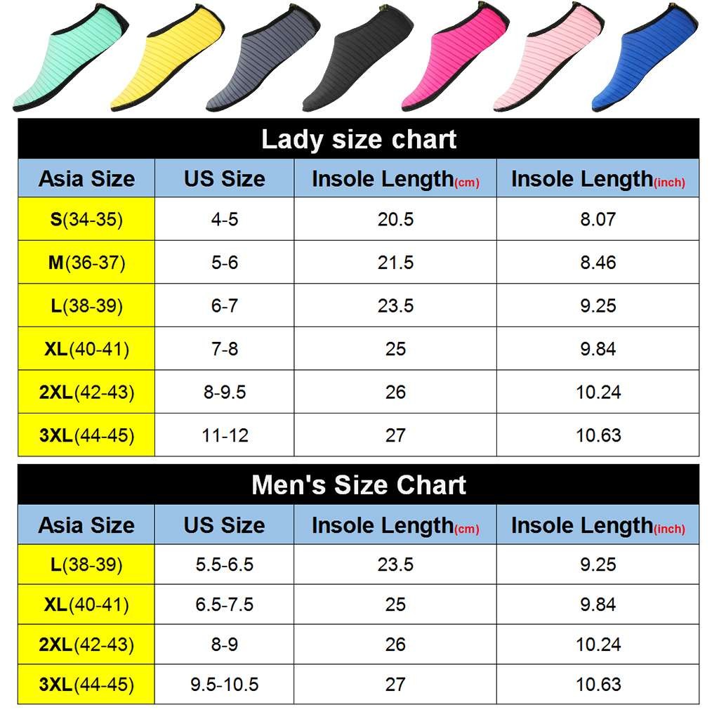 Thick Sole Aqua Water Shoes Swim Yoga Sports Neoprene Beach Skin Socks Men Women