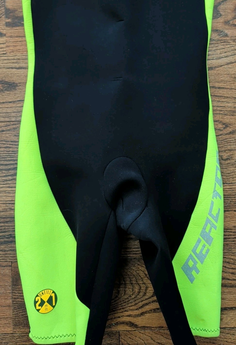 Oneill Reactor 7157 Shorty Wet Suit Diving Surfing Neon Yellow Orange Unisex M
