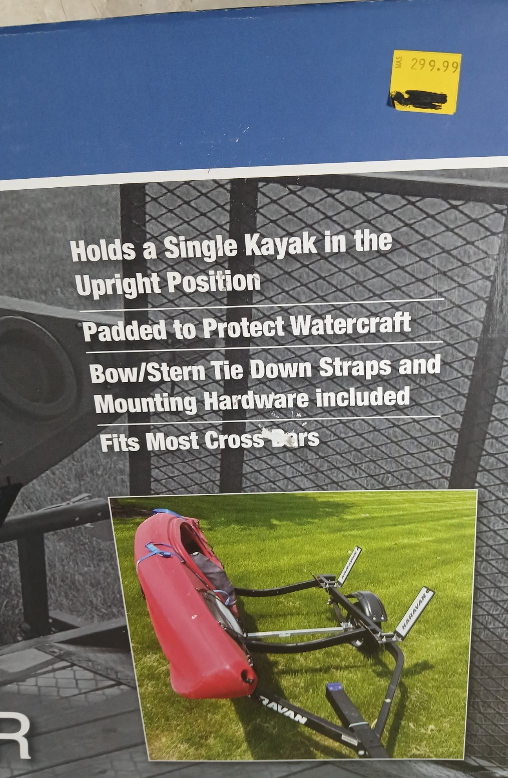 Karavan Kayak Carrier Padded Bow Stern Tie Down Strap Mounting Hardware NEW $299
