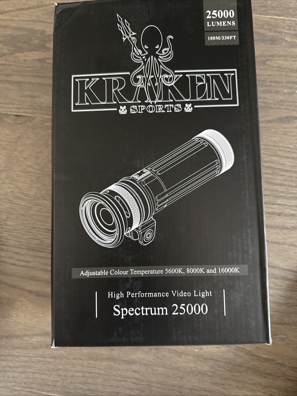 Kraken Sports high performance video light Spectrum 25000