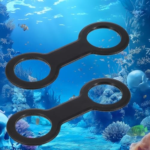 2 Pcs Snorkel Keeper, Silicone Snorkel Clip for Mask Dive Mask Strap Tube