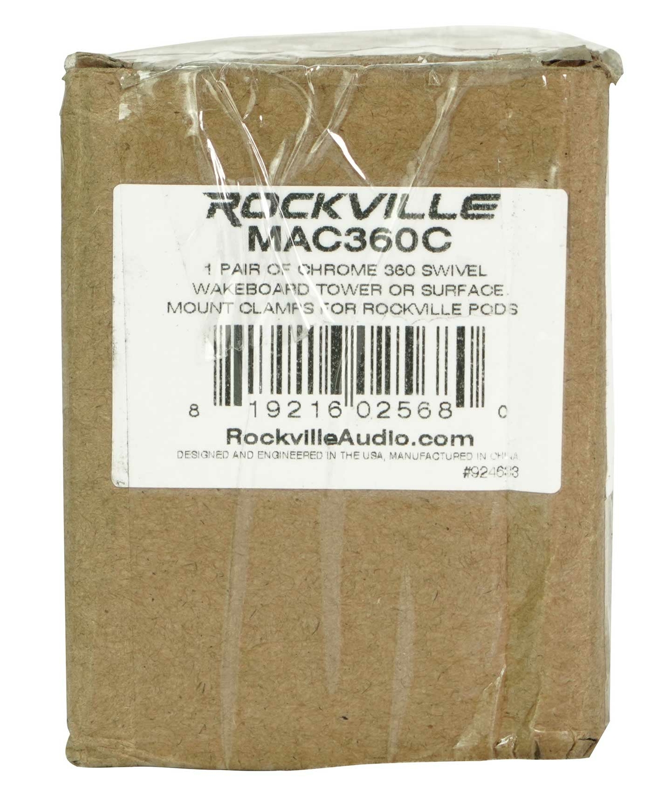 (2) MAC360C 360° Degree Swivel Tower/Surface Mount Clamps 4 Rockville Wakeboards