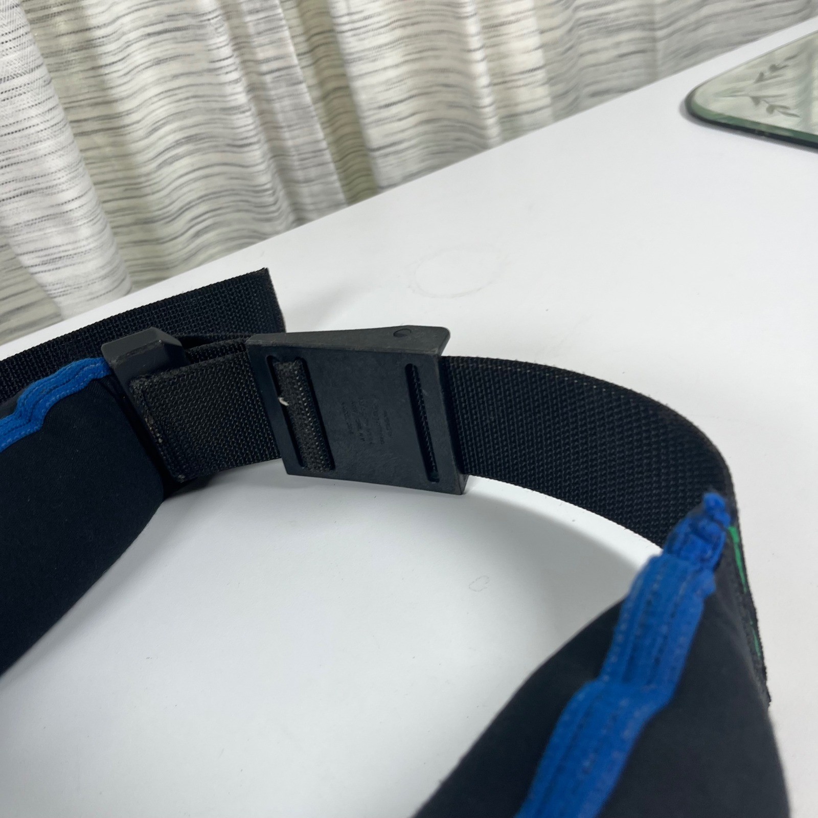 Seasoft Scuba Diving Weight Belt Black Blue Size 8 Padded Pockets 9lbs 2oz