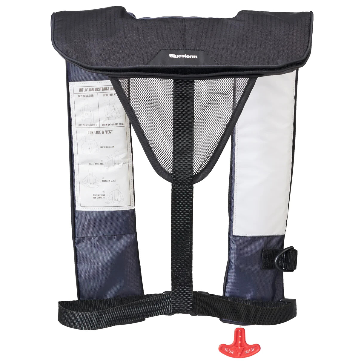 Bluestorm Auto/Manual Inflatable Life Jacket Cirrus 26 – Black – USCG Approved