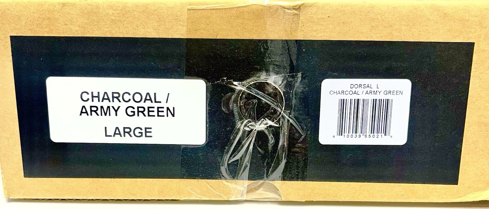 DORSAL BodyBoard Fins Charcoal & Army Green Size Large Hydro-Technology New Box