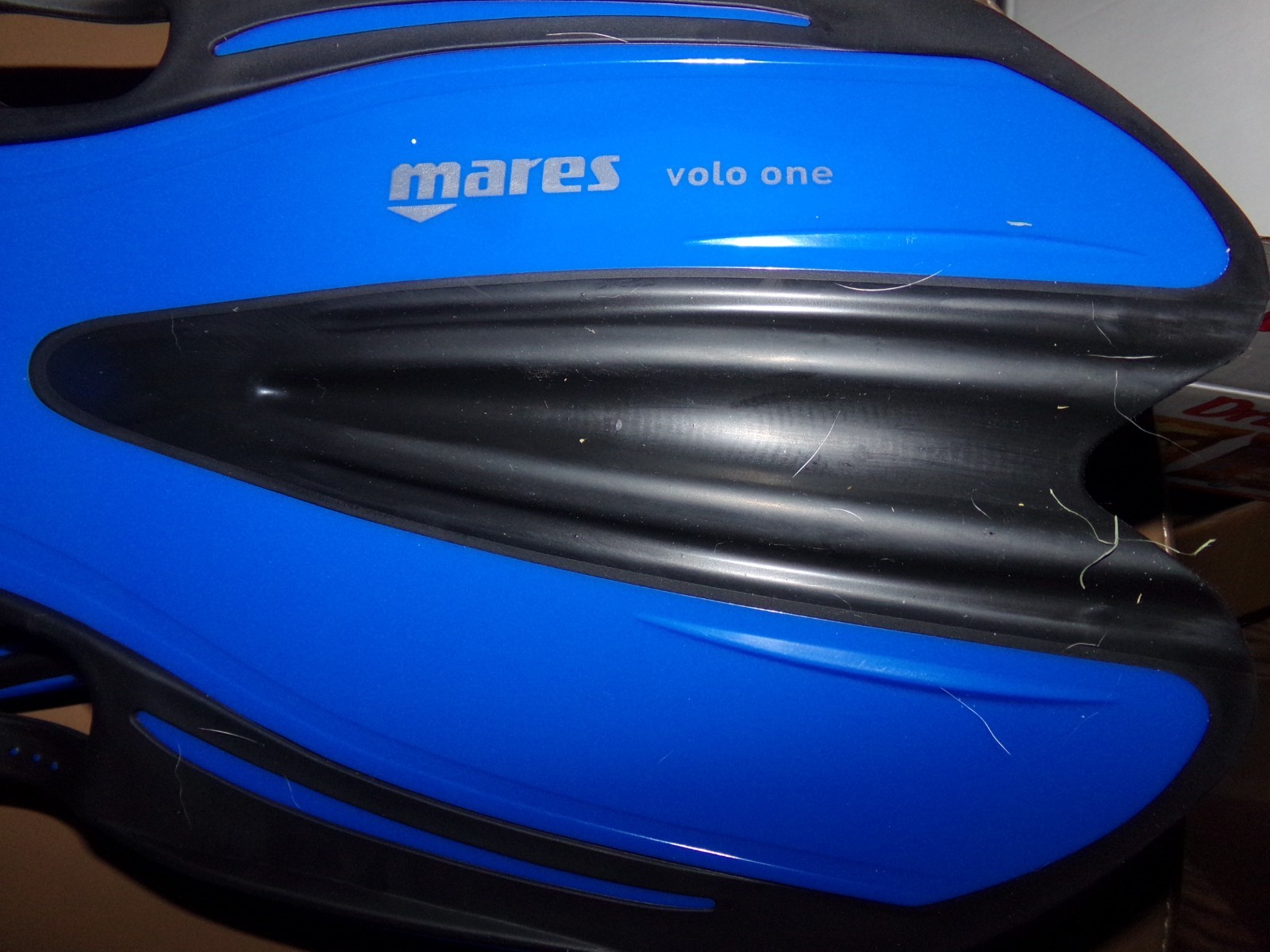 M/L Mares Volo One Unisex Snorkelling Fin Open Heel – Blue, Size 5.5 To 9 New
