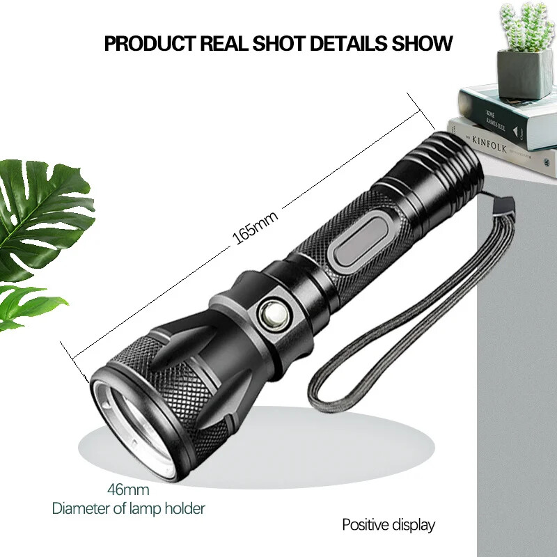 350000LM Scuba Diving Light Underwater LED Flashlight Dive Underwater Lighting