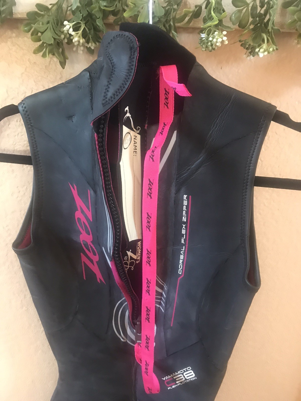 Yamamoto C38 Z Force 1.0 Sleeveless Women’s Wetsuit Size S