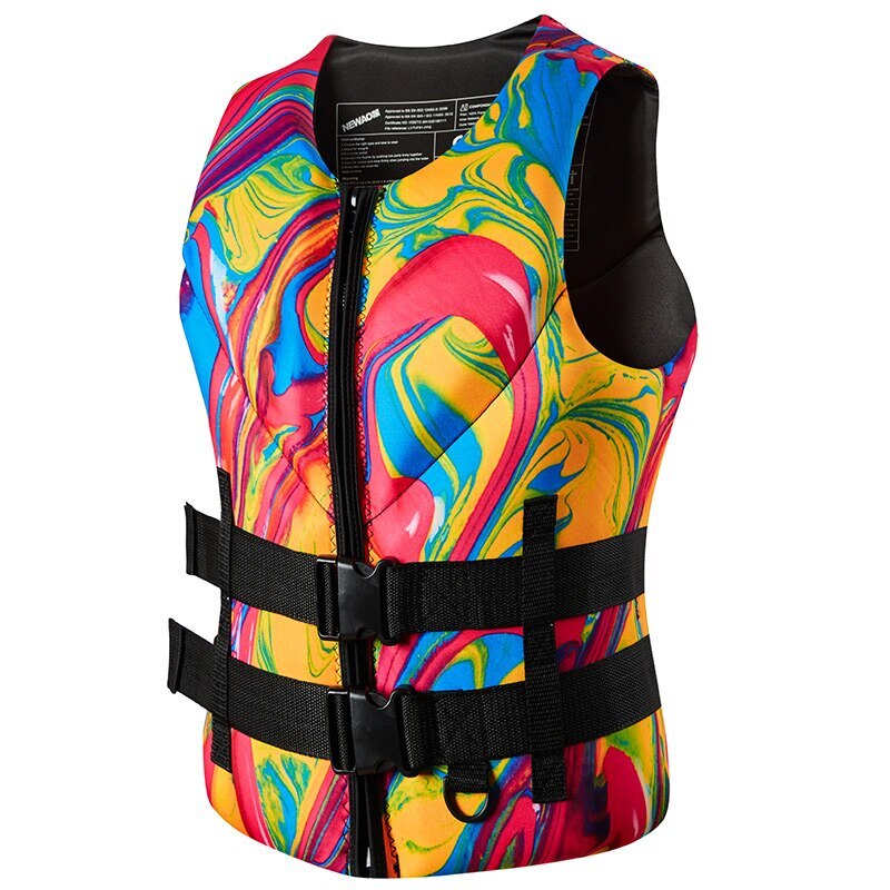 Life Jacket SuperBuoyancy Neoprene Life Jacket Surf Raft Kayak Fishing
