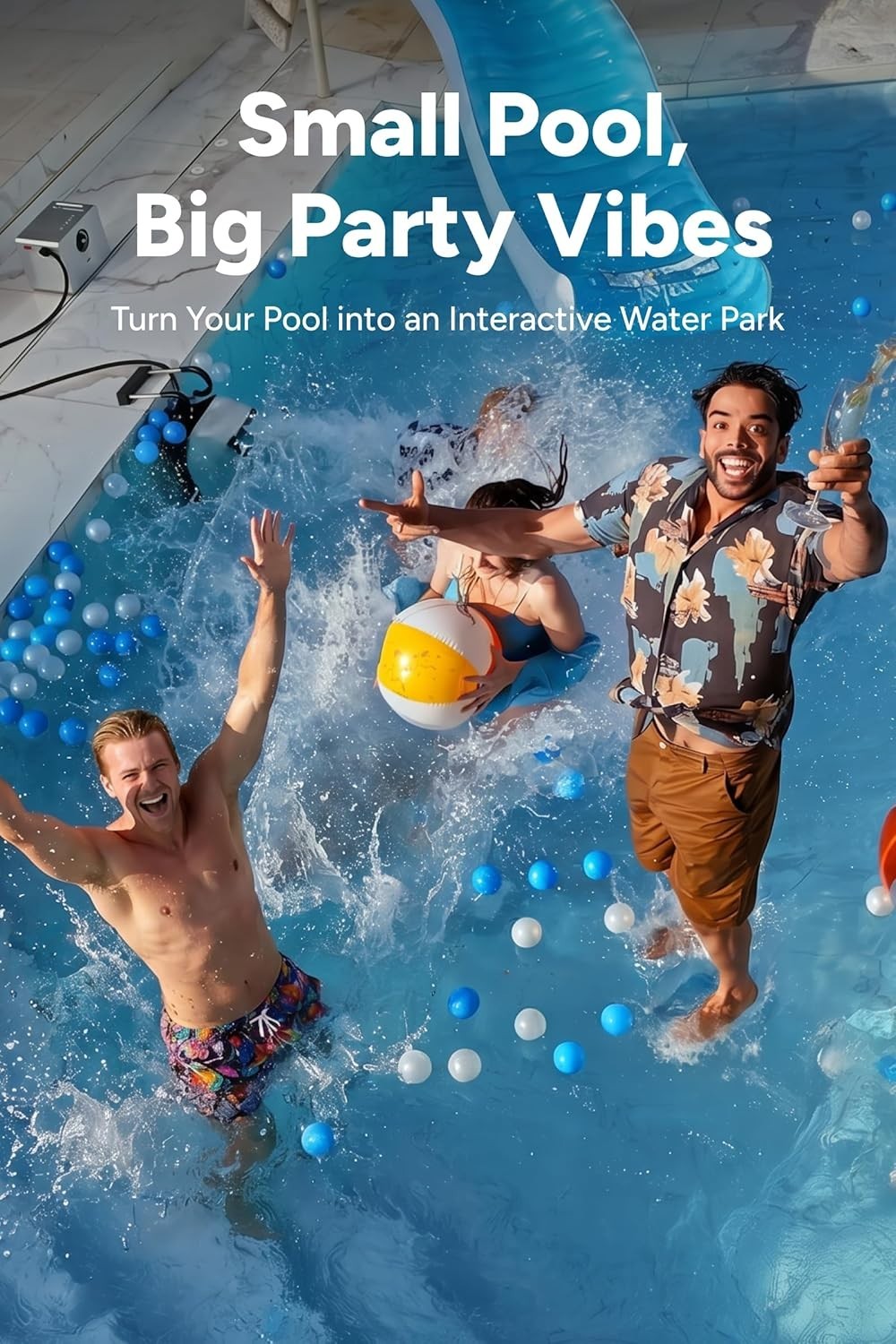 iGarden Portable Pool Swim Jet Machine App Control 10 Hour Runtime 1100 GPM
