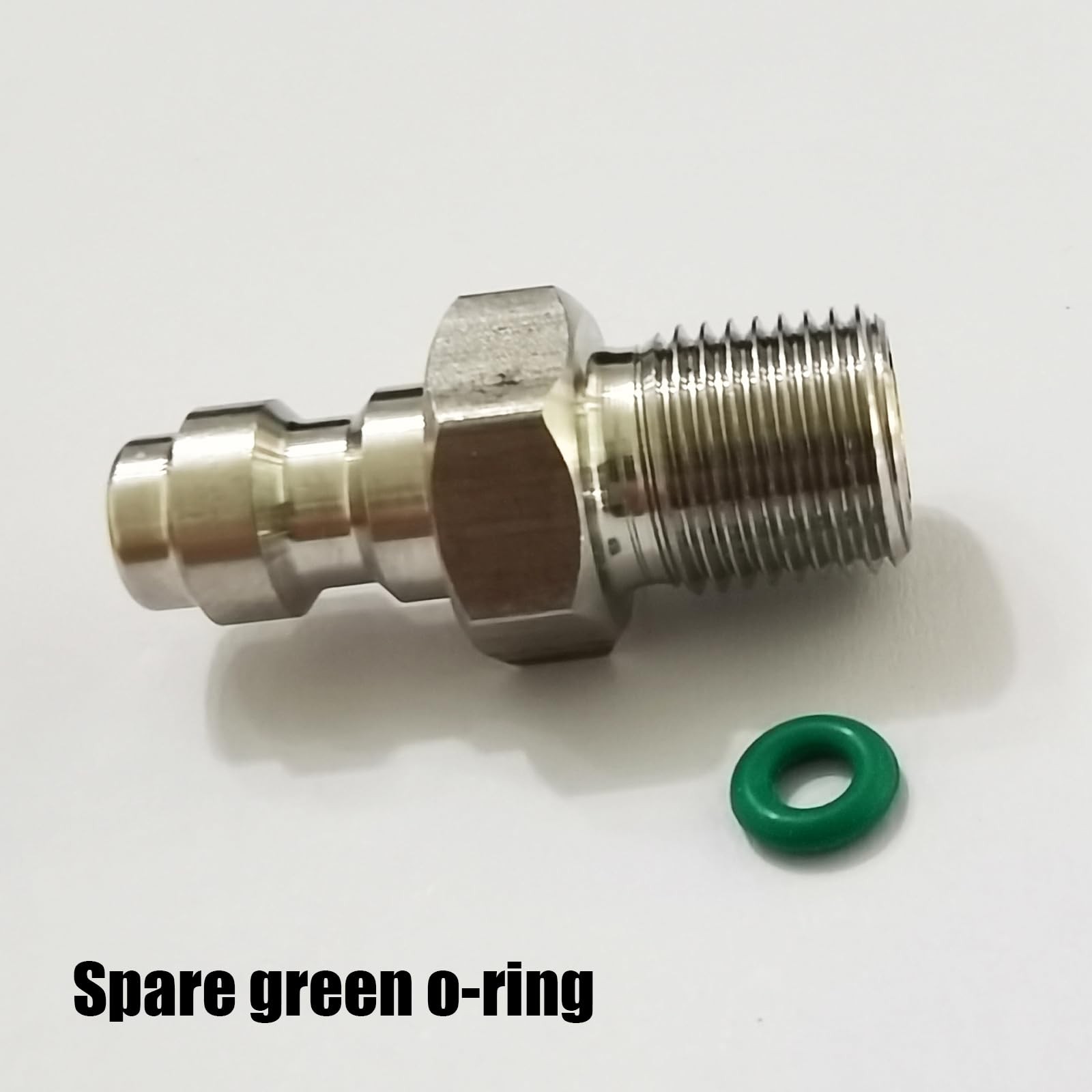 Aopkeo 8mm Fill Nipple Male Quick Disconnect Valve with One Way Foster Stainl…