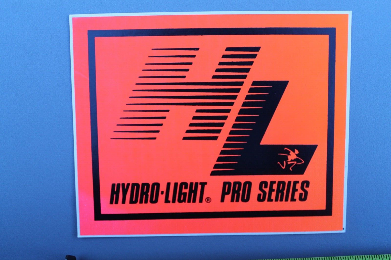 Hydro Light Pro Series Surfboards 80’s Neon Orange V56C Vintage Surfing STICKER
