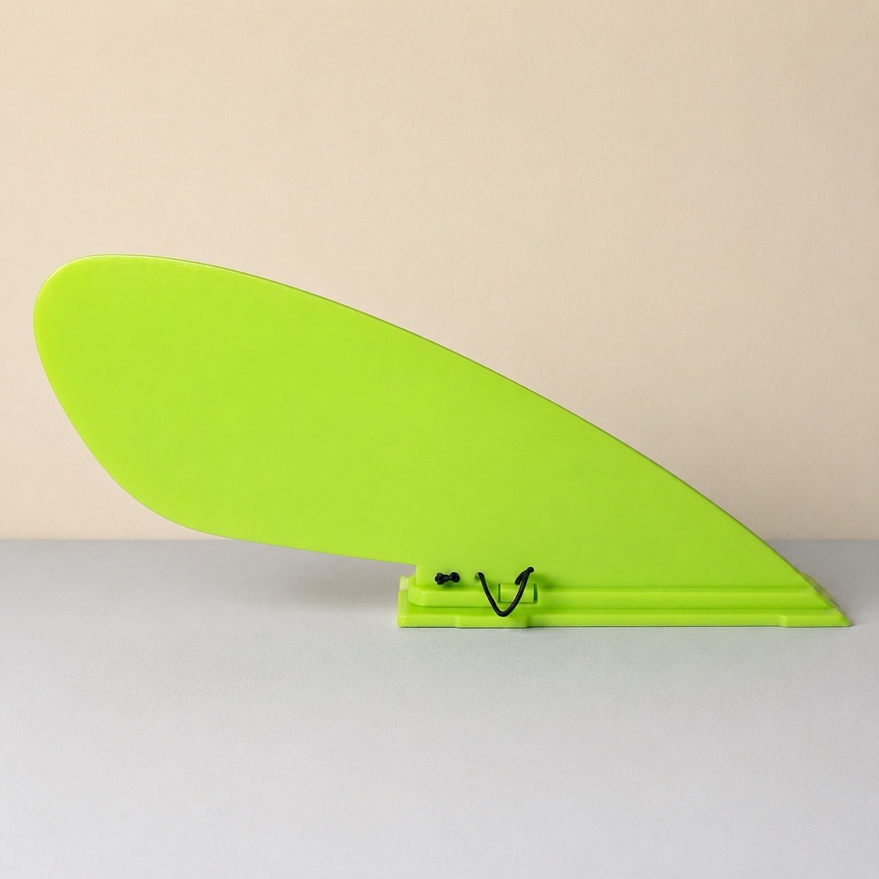 Stand Up Paddleboard Fin – Neon Yellow/Green Slide-In Mount with Clip Tool Free