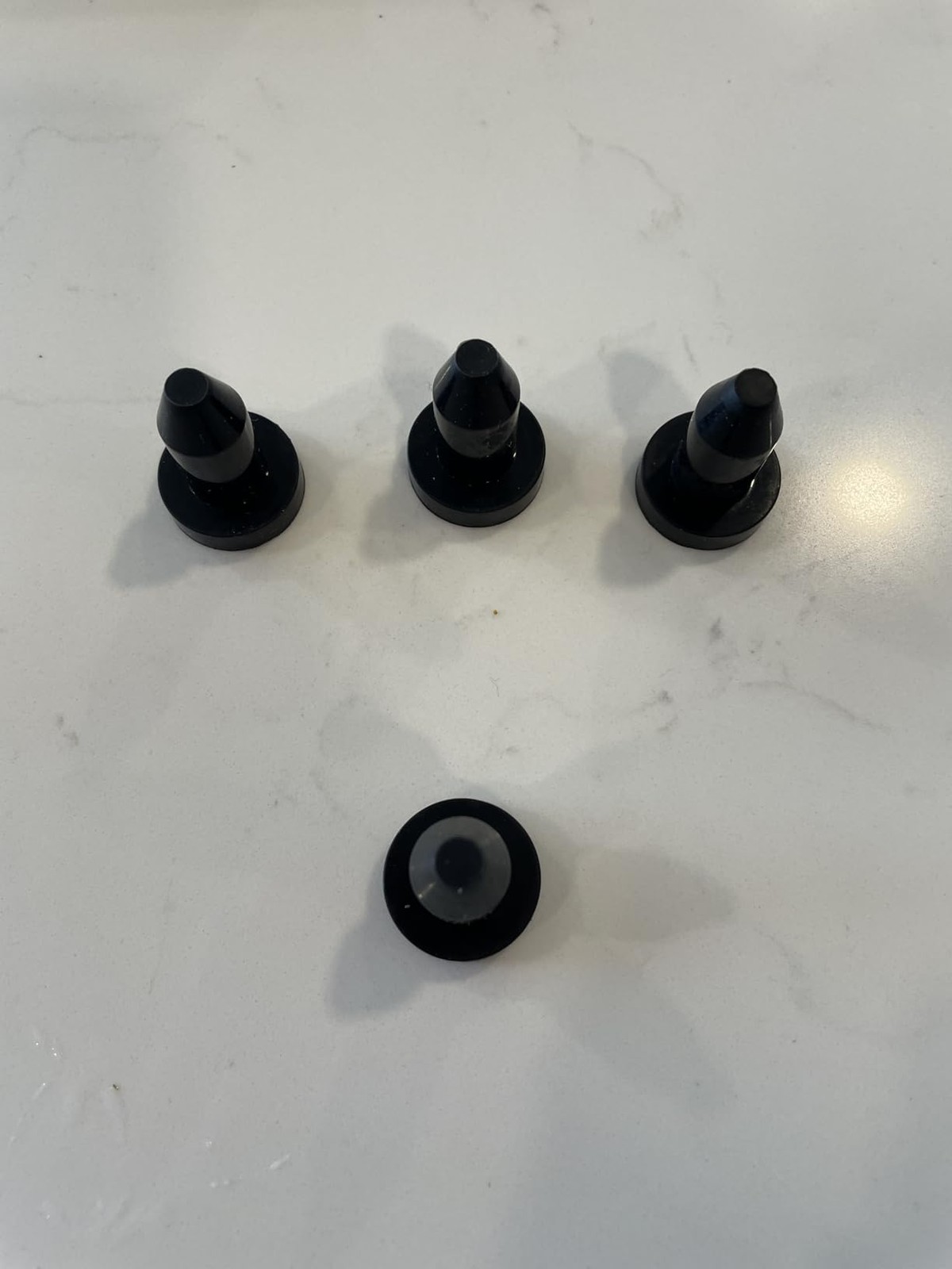 4 Pcs 1/2 In Kayak Drain Plug, Push-In Premium Rubber Scupper Plugs OEM# 4985616