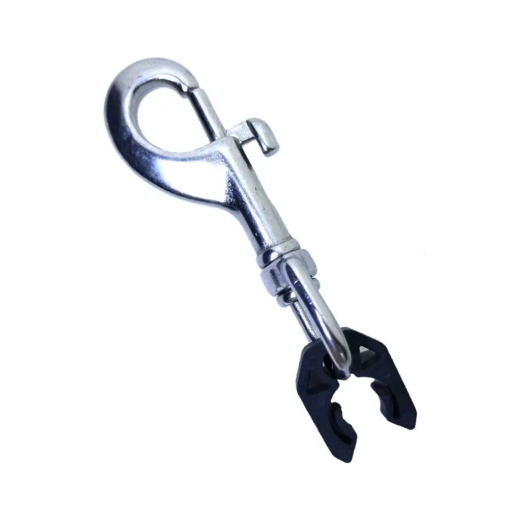 Diving Pipe Fixed Hook with Clip BCD Hose Holder Pressure Gage Fixed Hook