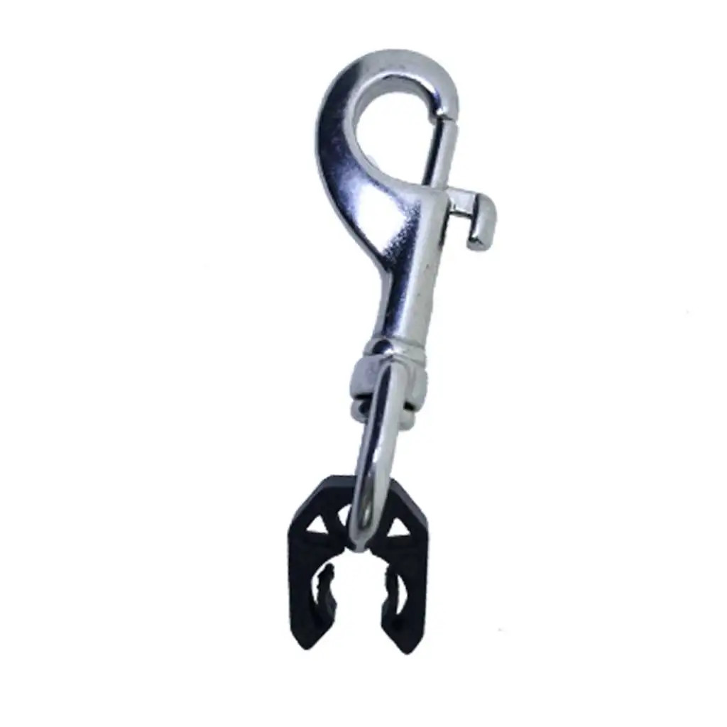 Diving Pipe Fixed Hook with Clip BCD Hose Holder Pressure Gage Fixed Hook