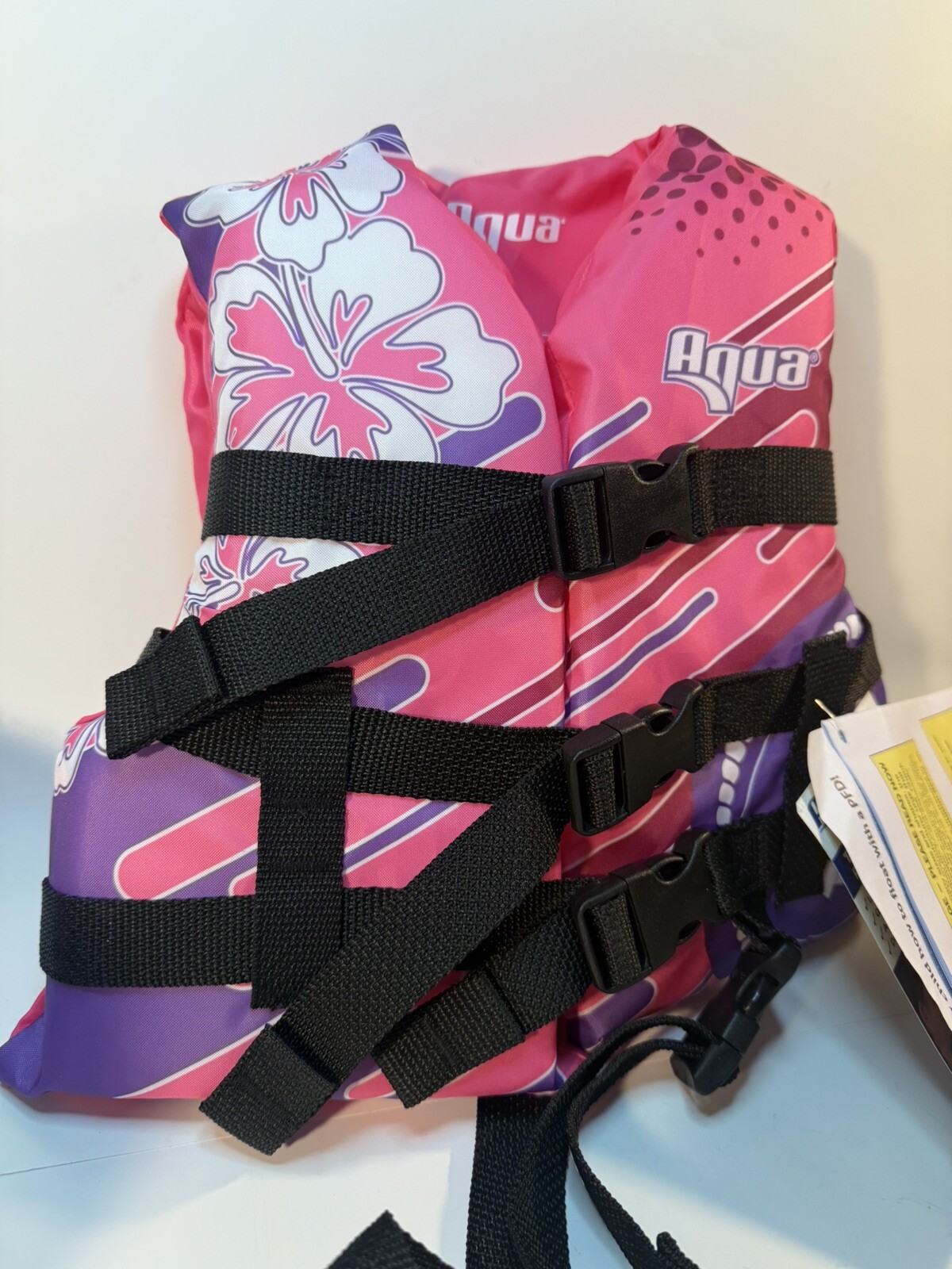 Oceans7 Flex Form Child Type III PFD Life Jacket Vest for 30-50lb,Pink