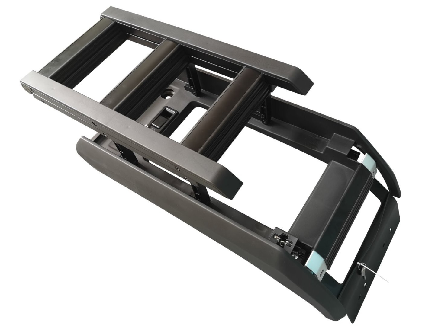 For 2020-2026 LR Defender 110 Matte Black Side Access Liftable Ladder Roof Step