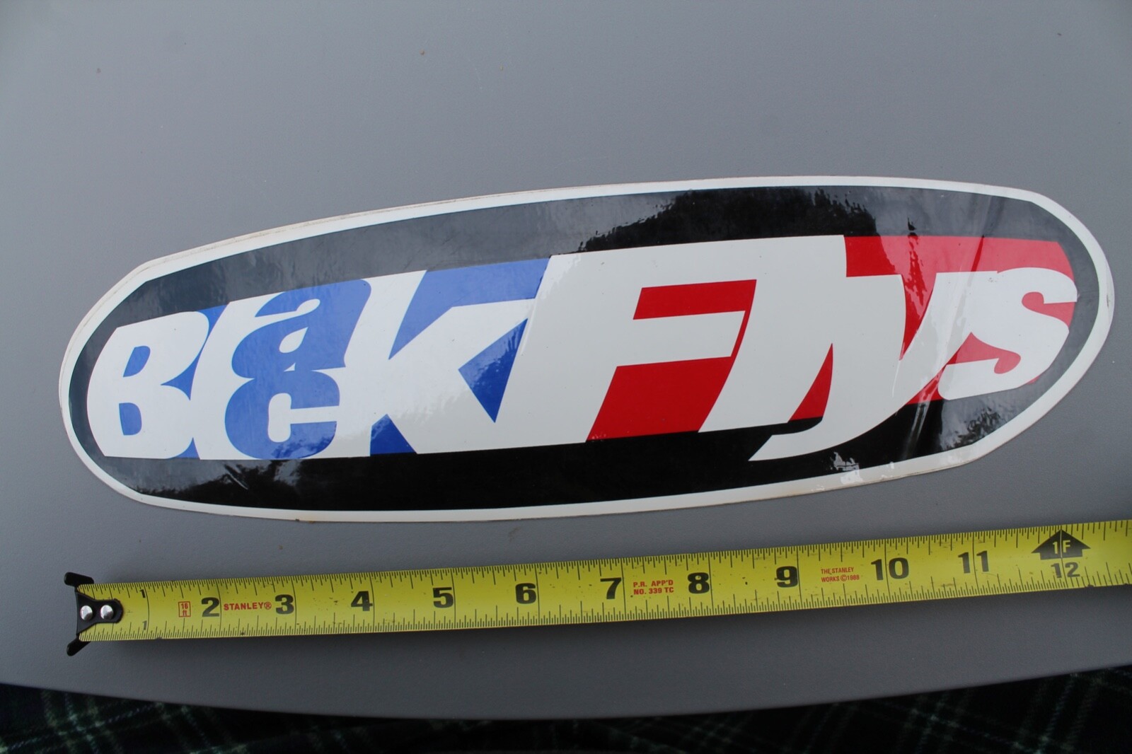 BLACK FLYS Eyewear Red White Blue USA Flag OG Vintage SUNGLASSES Surfing STICKER