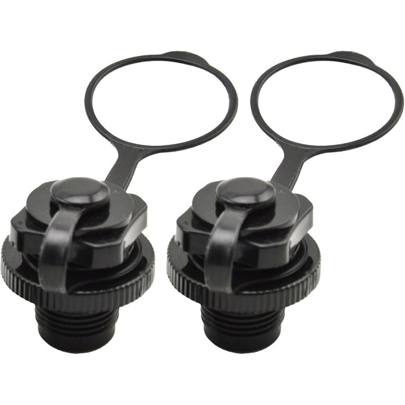 2Pcs Inflatable Kayak Air Valve Replacement Screw Plugs Canoe Raft PVC Boat New