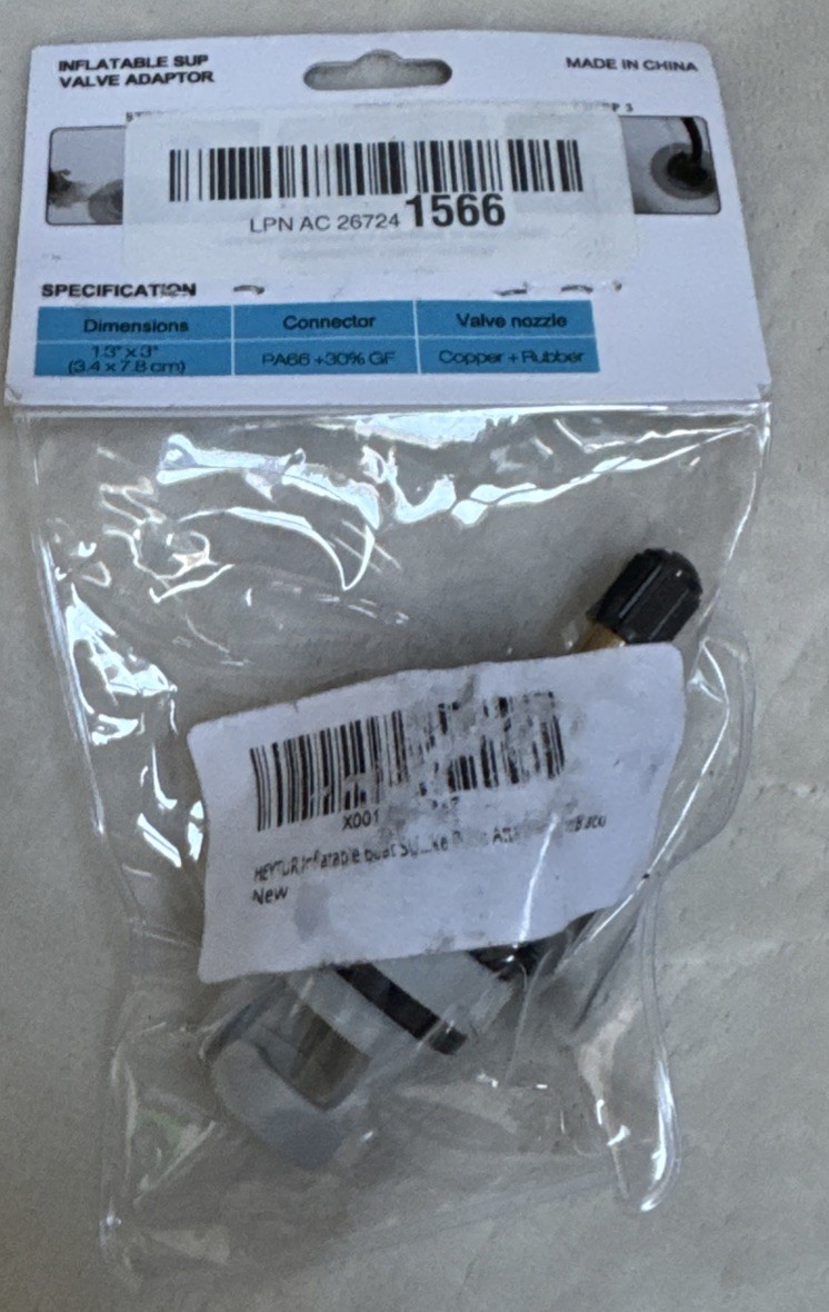 HEYTUR~Inflatable SUP Valve Adaptor For Inflatable Kayak Boat PA66+30GF NEW!