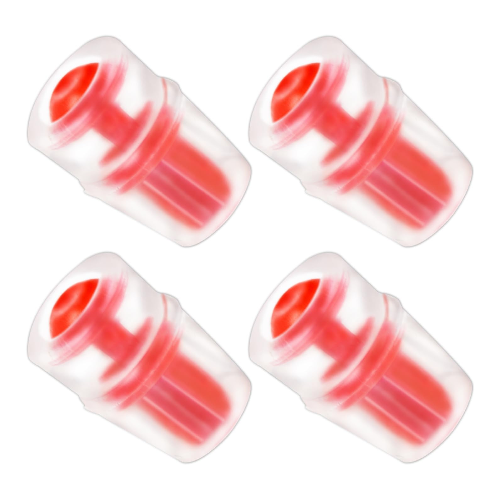 HAVANSIDY 4-Pack Silicone Bite Valve Replacement Nozzles Compatible with red