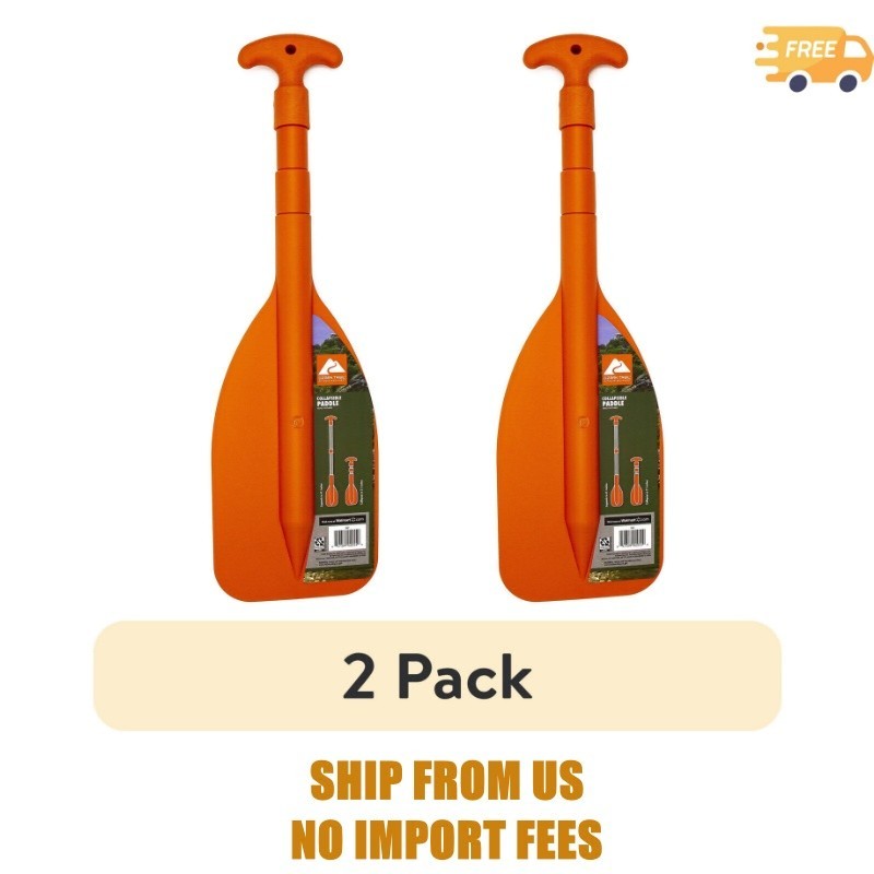 (2 pack) Ozark Trail Emergency Paddle for Boats, Kayaks and Canoes, 41 in