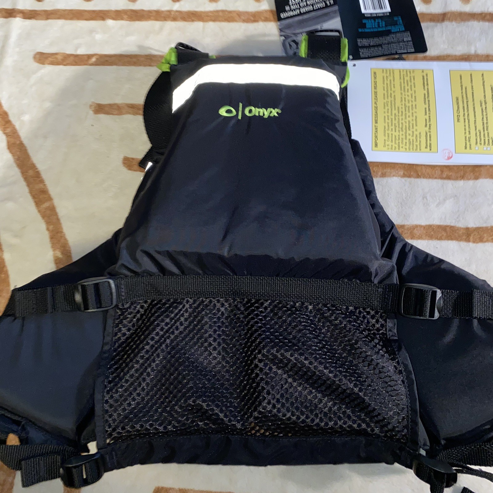 Onyx Movevent Paddle SUP Kayak Life Jacket Vest Adult XS/S USCG Approved NWT