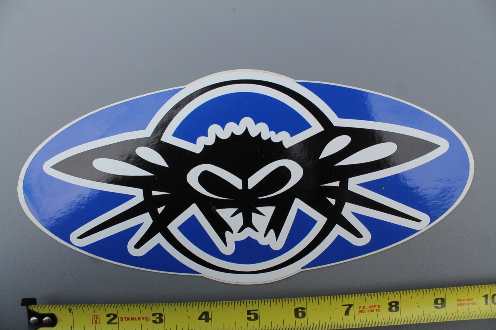 BLACK FLYS Eyewear White Blue Black Original Vintage SUNGLASSES Surfing STICKER