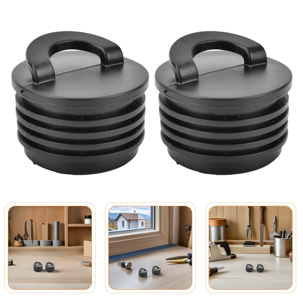 8 Pcs Rubber Kayak Plugs Boat Drain Holes Bung Form-fitting Scupper