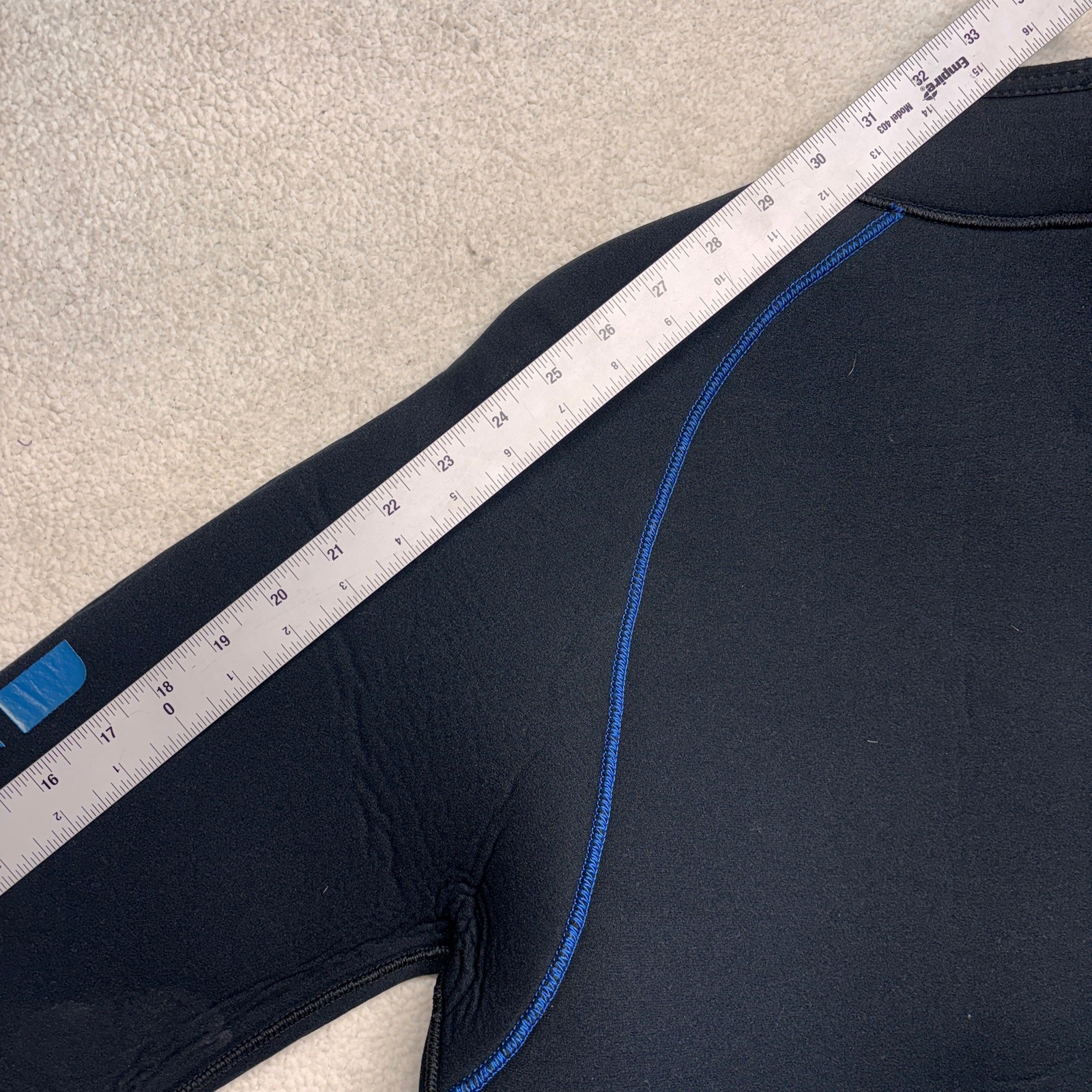 Mares Wetsuit Mens XL Navy Blue Neoprene Scuba Full Zip Swim Diving 2 Piece Set