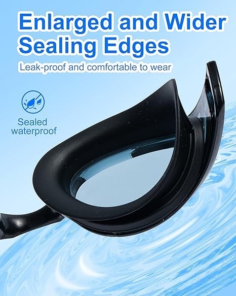 O Nation Clear Comfortable Swimming Goggles with UV- Anti-Fog Swim Glasses