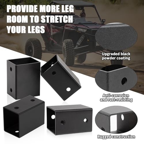 UTV Main Driver Seat Riser Kit Raises Seat by 2″ for RZR PRO XP/4 XP, RZR Pro