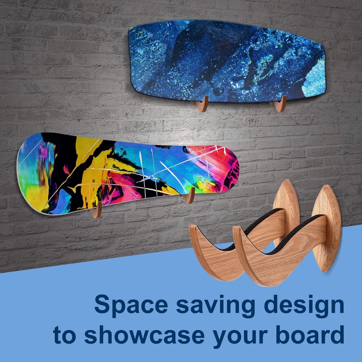 Surfboard Wall Mount – Surf Board Wall Hangers, Surfboard Mount, Beautiful Su…