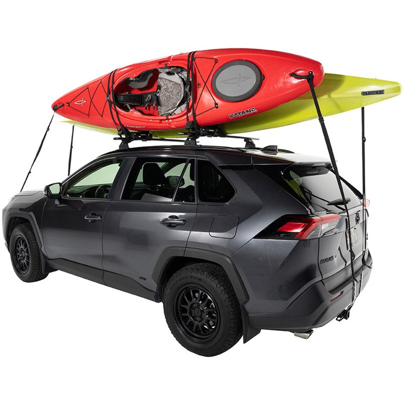 Yakima JayLow Kayak Carrier Roof Rack J Cradle Holds 1 or 2 Kayaks Foldable