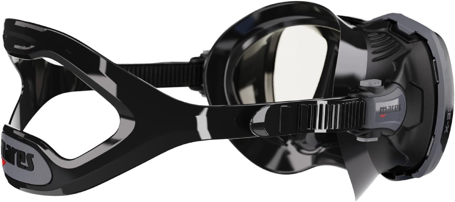 NEW Mares Force-X 411083-BXKDGBK Scuba Diving Mask Made in Italy BLACK $140