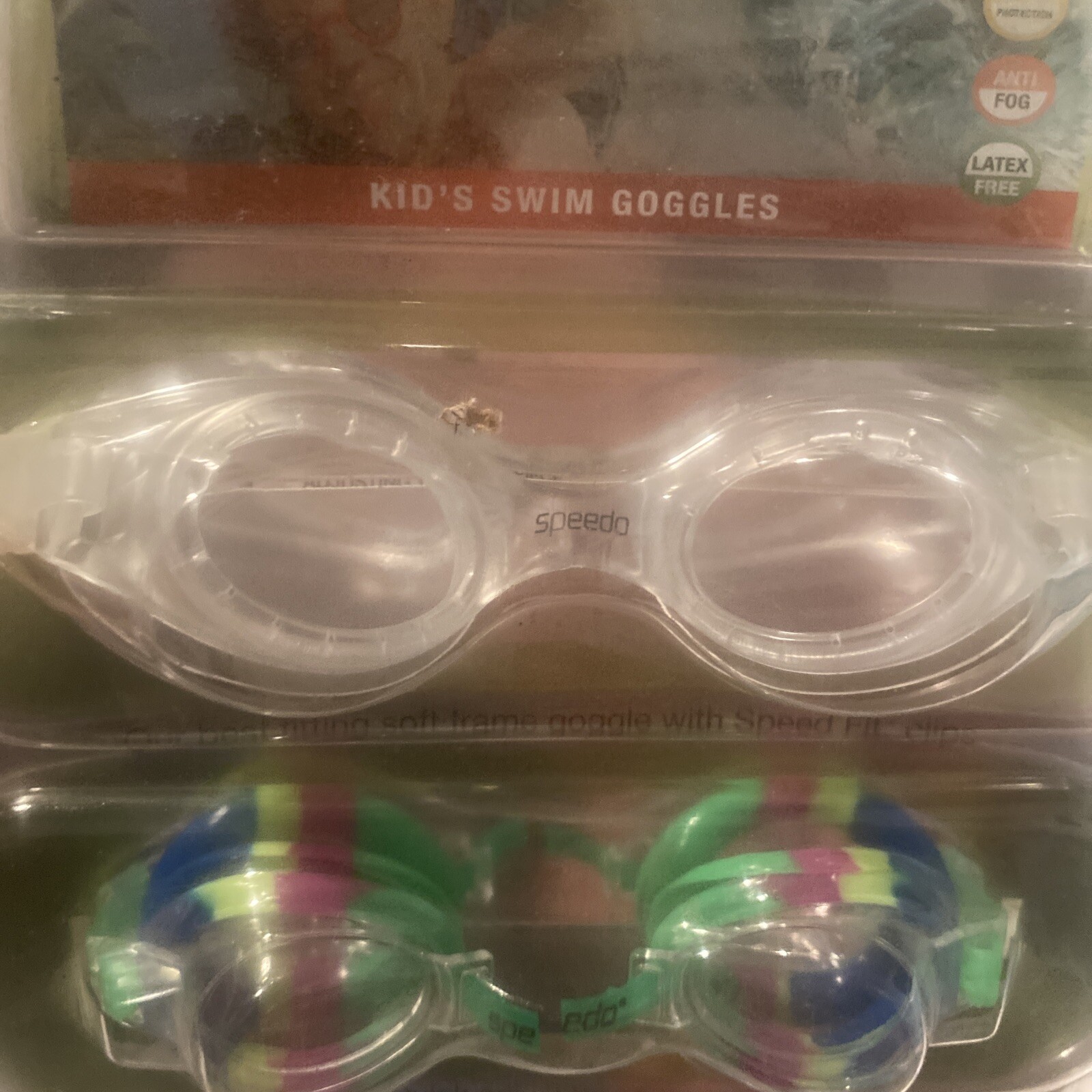 Speedo Kids Anti Fog UV Swimming Goggles 3 Pack BRAND NEW SEALED