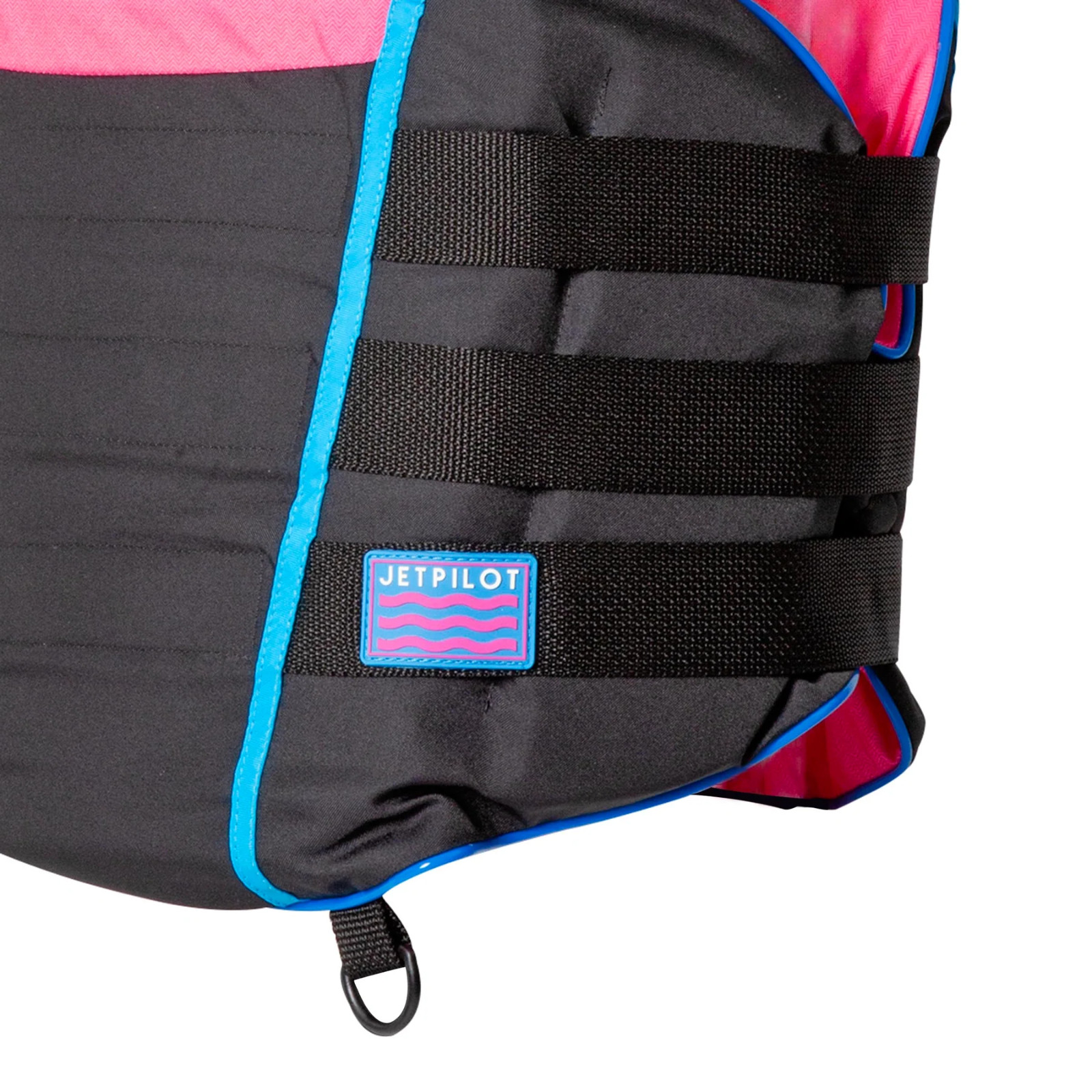 JETPILOT Vintage Nylon CGA 3-Buckle PFD Blue Gray Orange PFD Life Vest JP23212