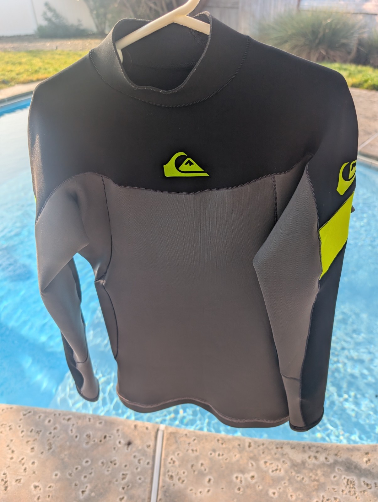 LN Quiksilver Unisex Boys Girls 1.0 Synchro Wetsuit Jacket Top size YM
