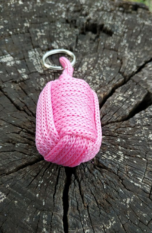 Handmade Pink Floating Cork Water Sport Key Chain Kayak Boat Sailing Buoy Key