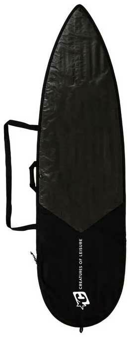 Creatures Of Leisure Shortboard Icon Lite Day Bag – Black / Silver – 6’7″ – New